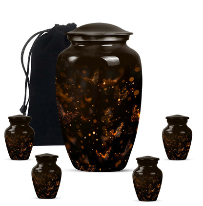 10-Inch twilight forest urn.