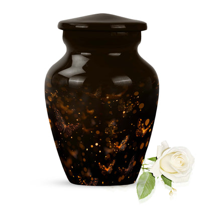 10-Inch twilight forest urn.