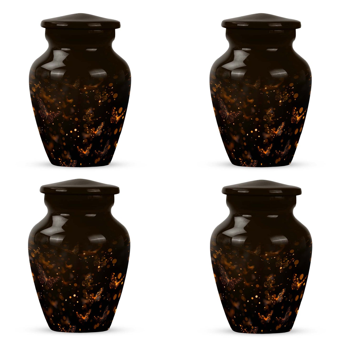 10-Inch twilight forest urn.