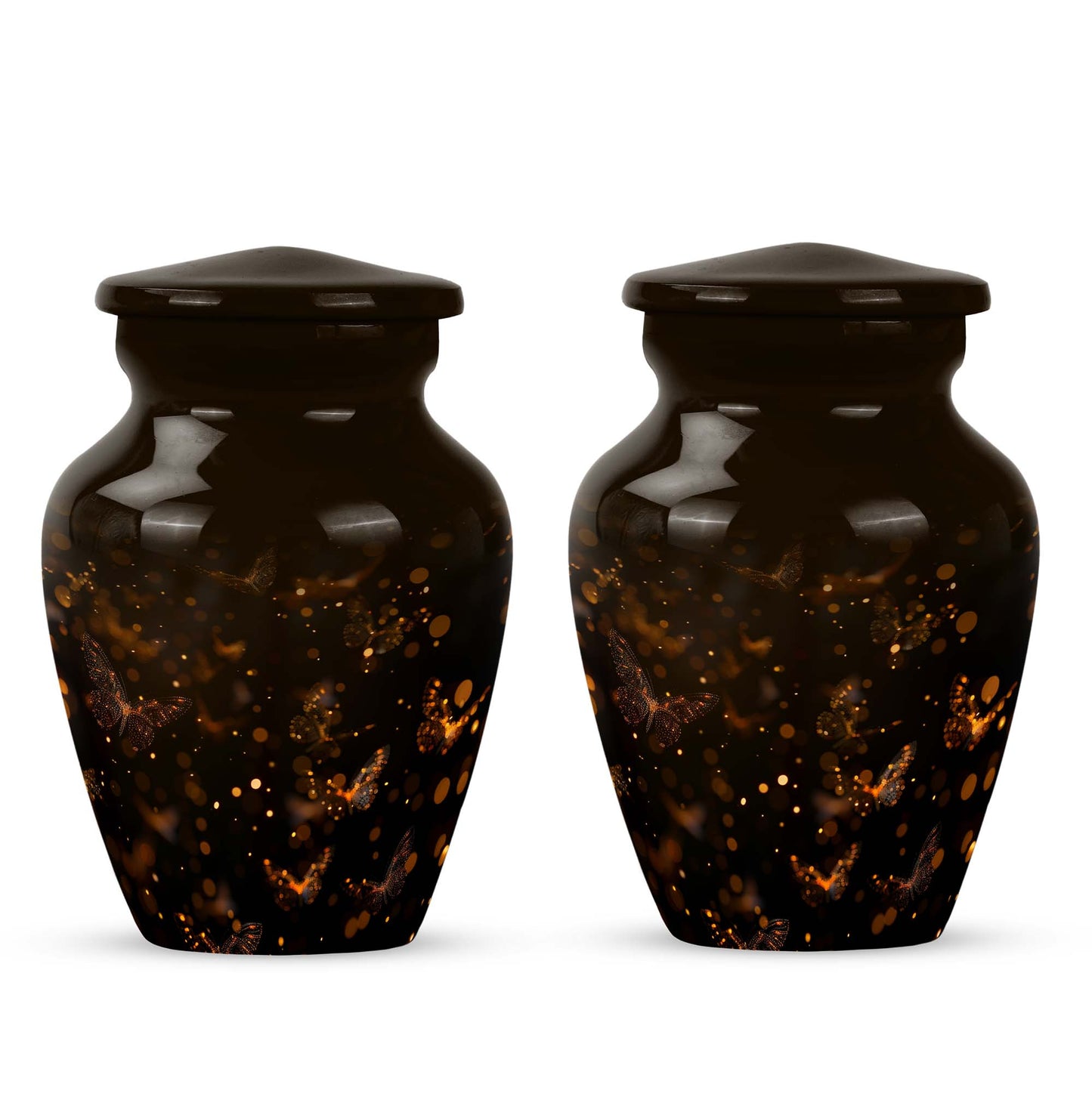 10-Inch twilight forest urn.
