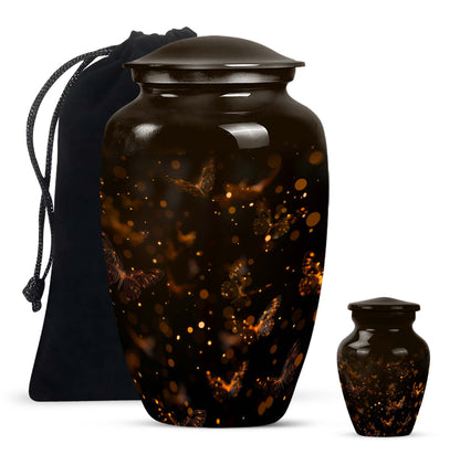 10-Inch twilight forest urn.