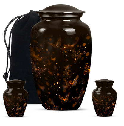 10-Inch twilight forest urn.