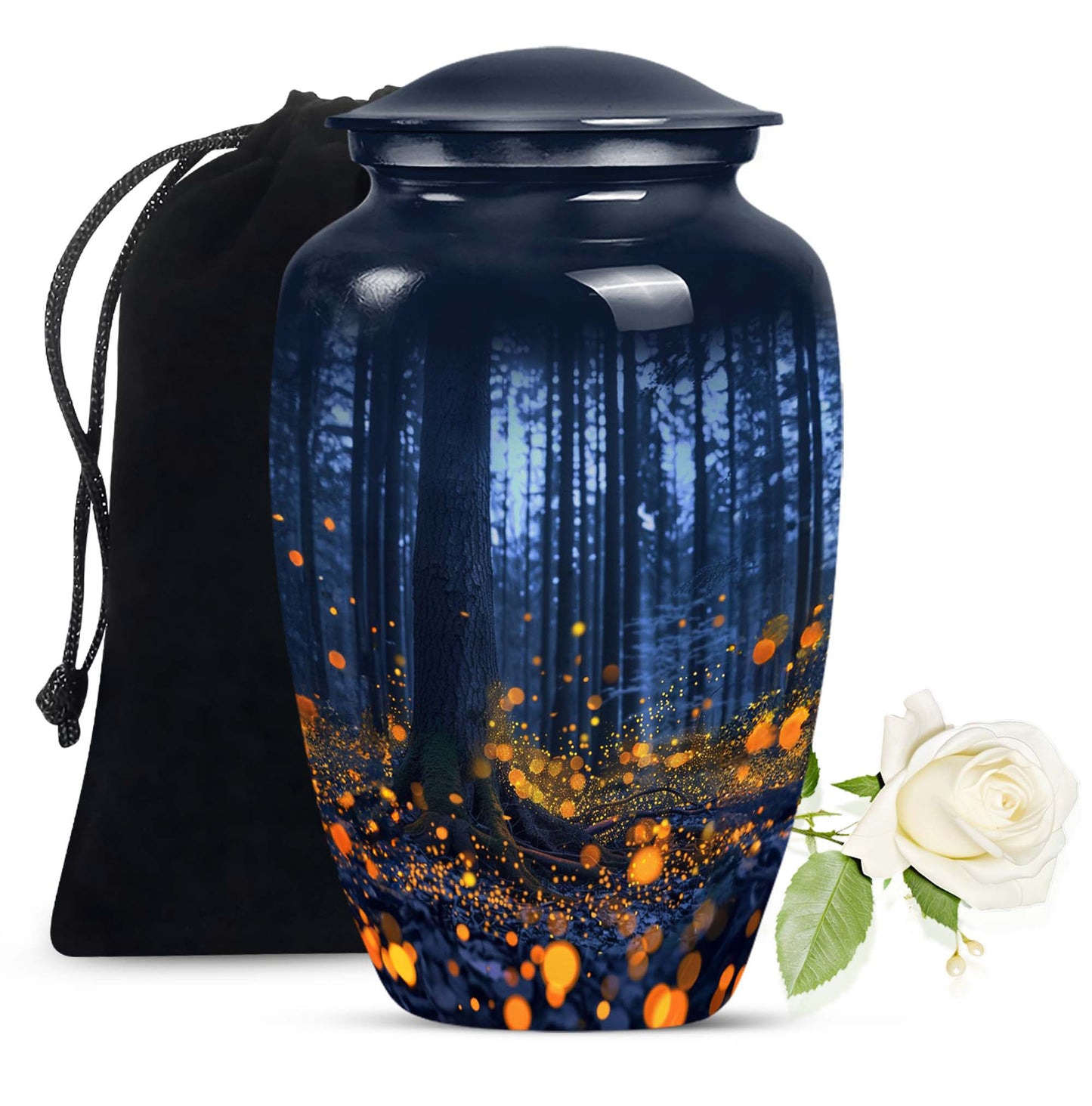 10-inch twilight forest urn, 