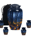 10-inch twilight forest urn, 