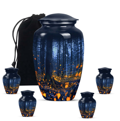 10-inch twilight forest urn, 