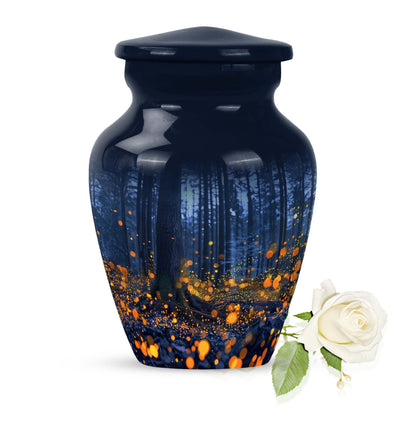10-inch twilight forest urn, 
