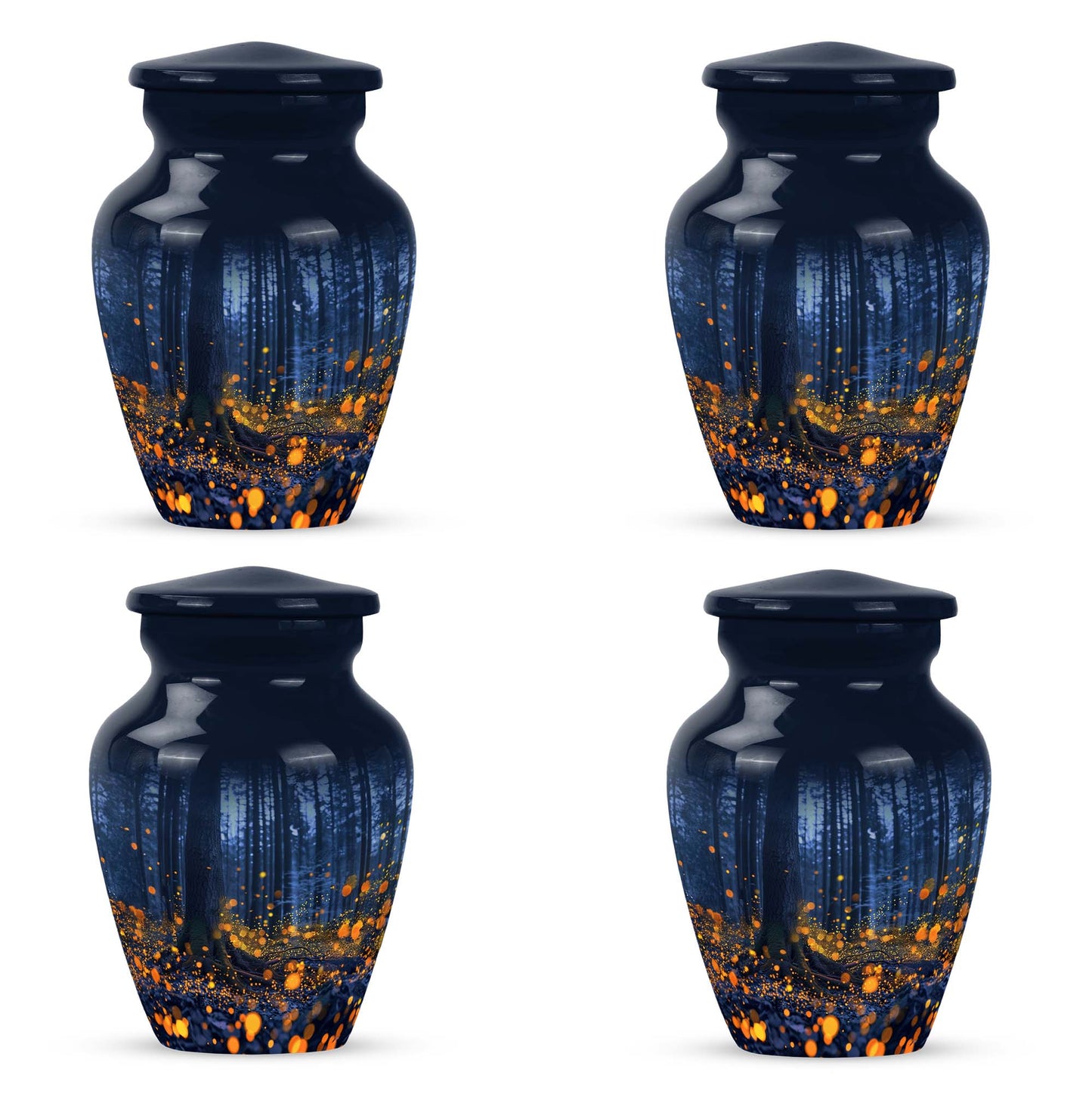 10-inch twilight forest urn, 