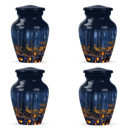 10-inch twilight forest urn, 
