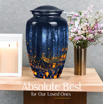 10-inch twilight forest urn, 