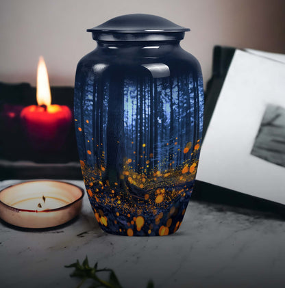 10-inch twilight forest urn, 