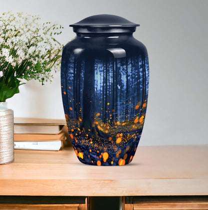 10-inch twilight forest urn, 