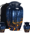 10-inch twilight forest urn, 