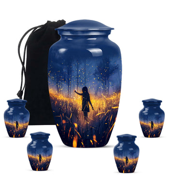 Large Urn with 4 Small Urn