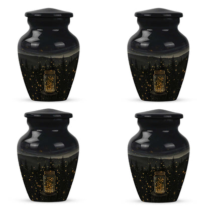 Classic 10-inch Twilight Forest Urn for cremation ashes, 