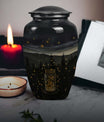 Classic 10-inch Twilight Forest Urn for cremation ashes, 