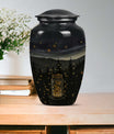Classic 10-inch Twilight Forest Urn for cremation ashes, 