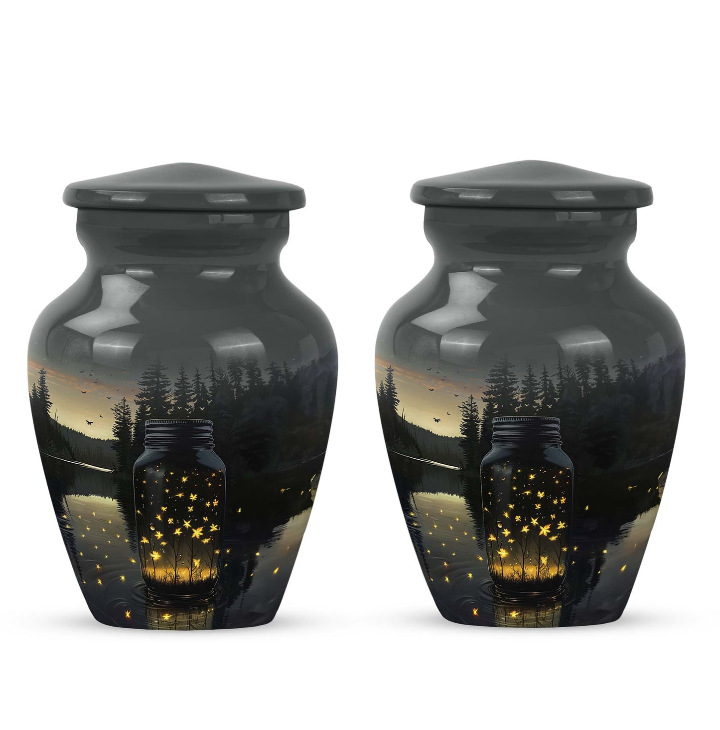 Classic, 10-inch, aluminium honey pot urn.