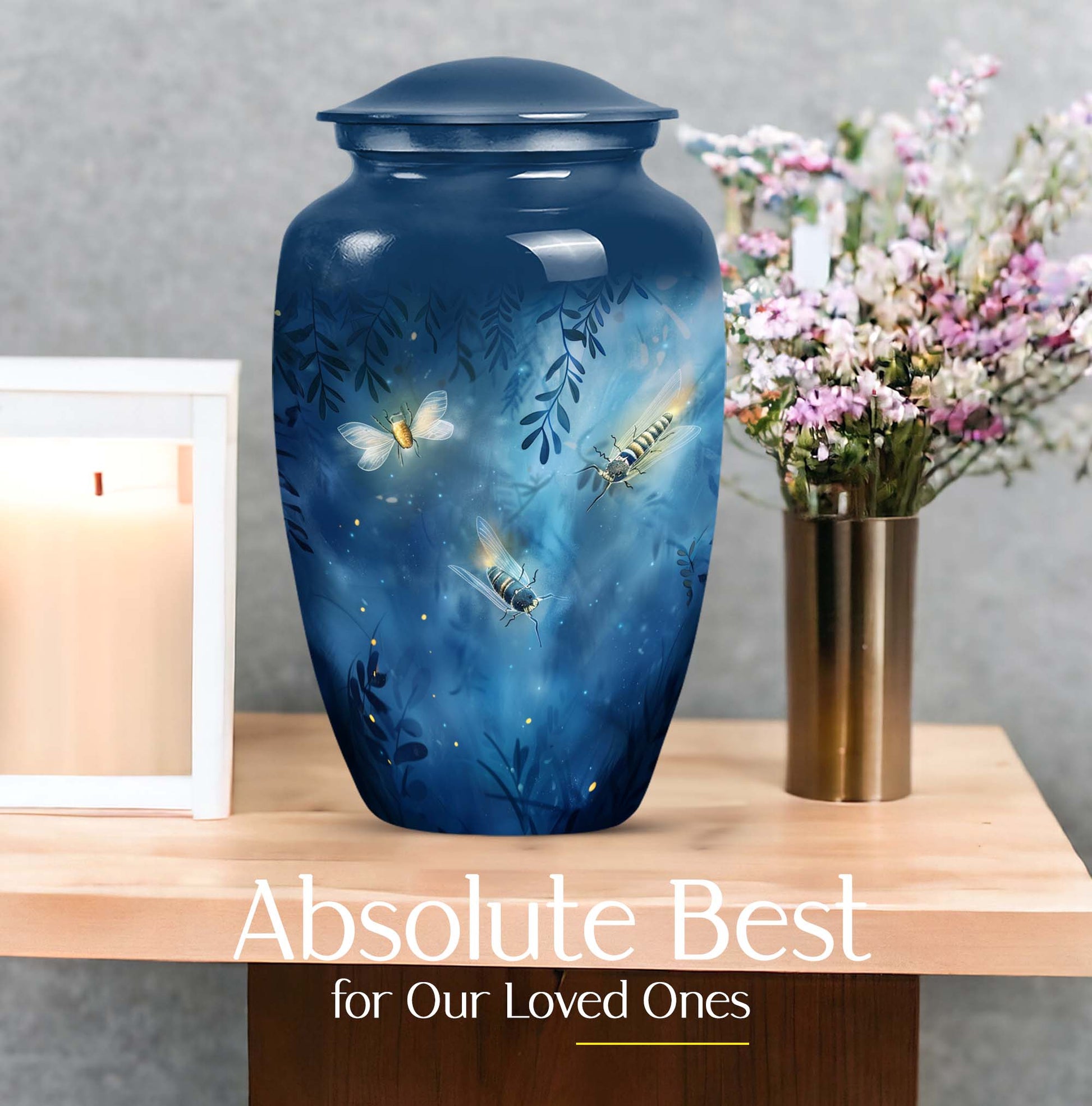 butterfly urn for women's ashes