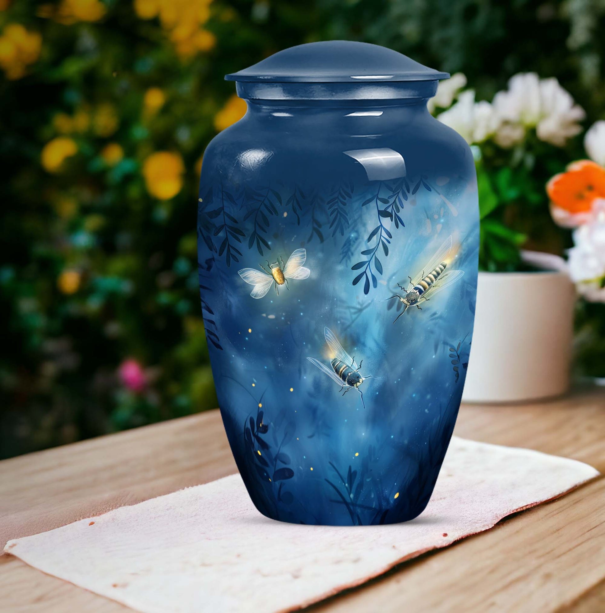 butterfly urn for women's ashes