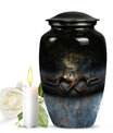 Catholic memorial urn for mom's ashes