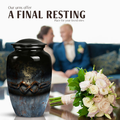 Catholic memorial urn for mom's ashes