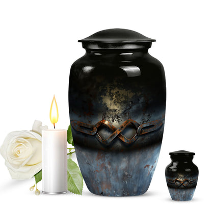 Catholic memorial urn for mom's ashes