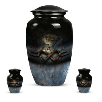 Large Urn with 2 Mini Urn