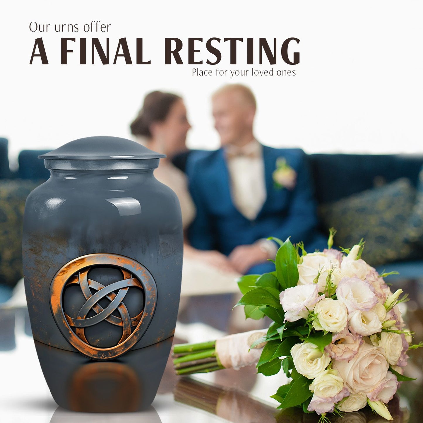 classic catholic urn.