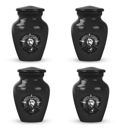 Classic 10-inch Catholic urn for funeral cremation ashes