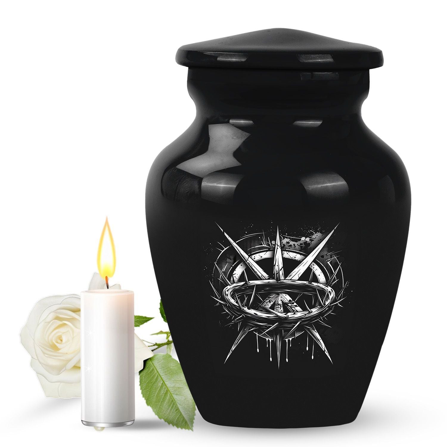 Classic 10-inch catholic urn