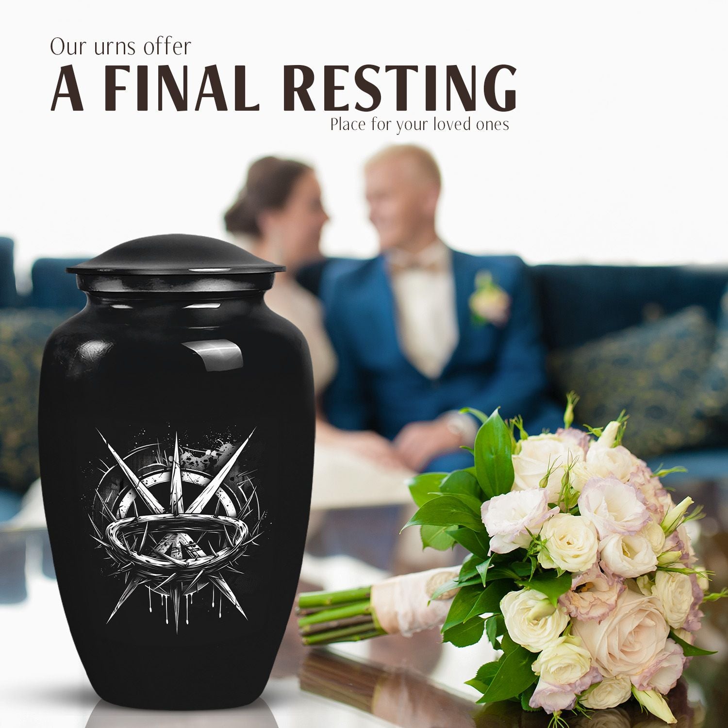 Classic 10-inch catholic urn