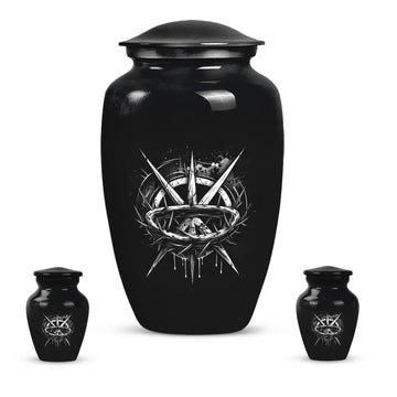 Large Urn with 2 Mini Urn