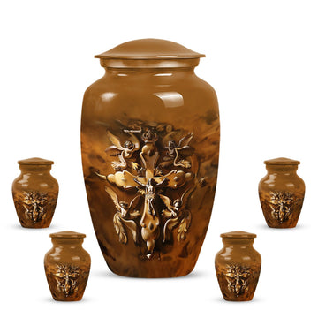 Large Urn with 4 Small Urn