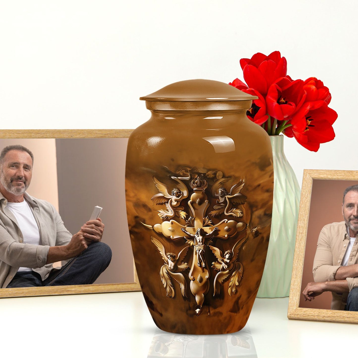 Catholic urn