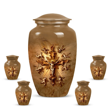 Large Urn with 4 Small Urn