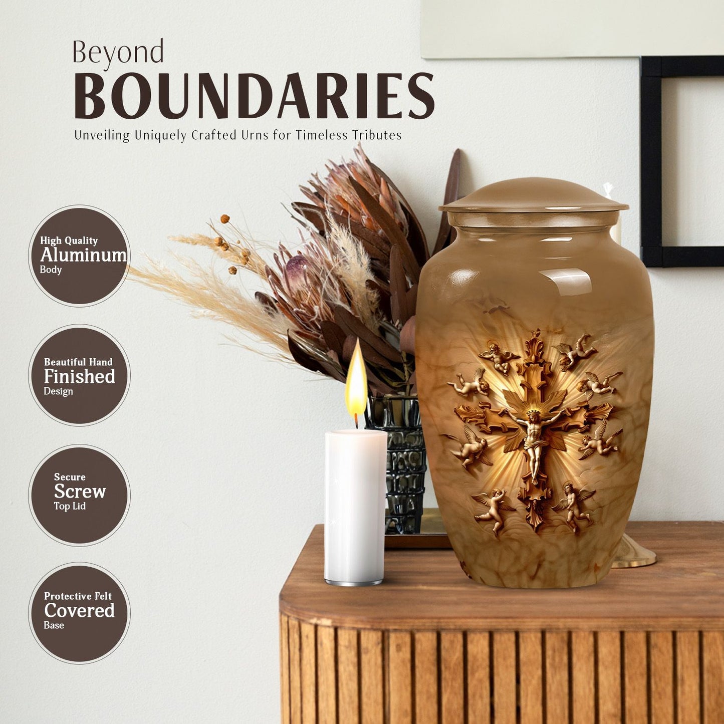 catholic urn for human ashes