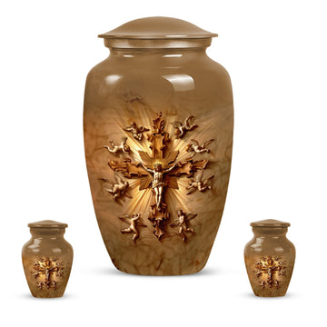 Large Urn with 2 Mini Urn