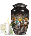 Classic 10-inch catholic urn.