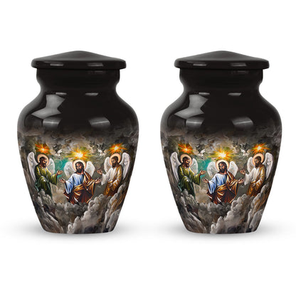 Classic 10-inch catholic urn.