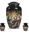 Classic 10-inch catholic urn.