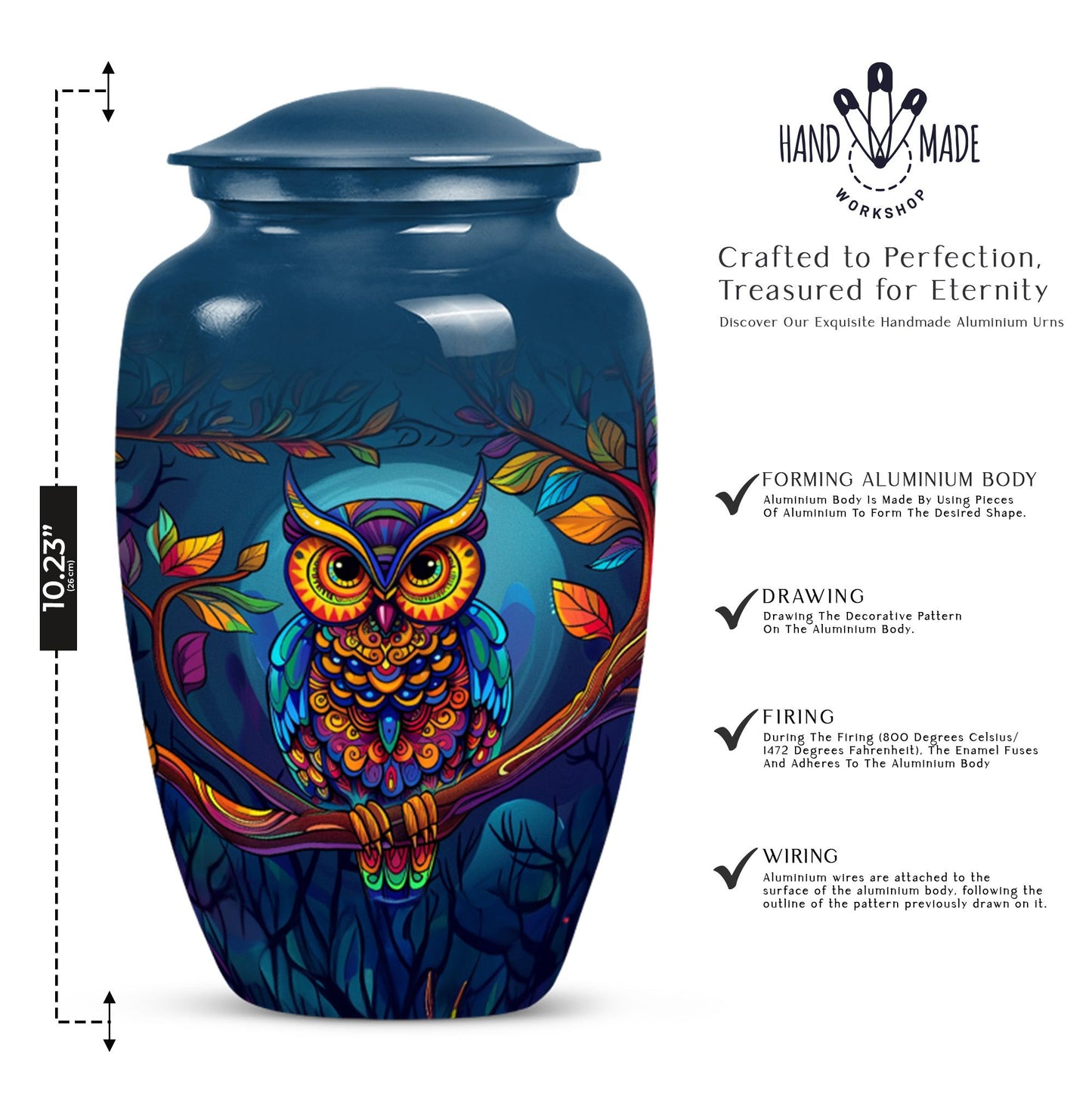 owl urn for women ashes