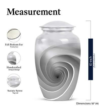 spiral urn for cremation, 