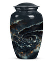 spiral urn for adult man's ashes