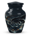 spiral urn for adult man's ashes