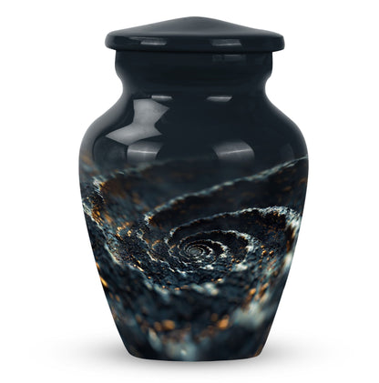 spiral urn for adult man's ashes