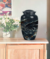 spiral urn for adult man's ashes