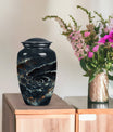 spiral urn for adult man's ashes