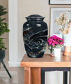 spiral urn for adult man's ashes