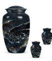 spiral urn for adult man's ashes