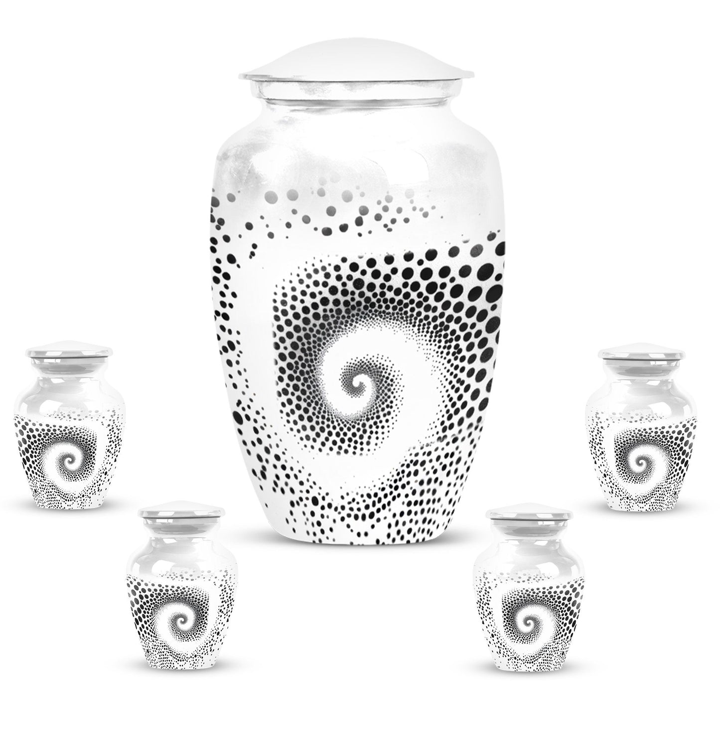 spiral urn for cremation ashes